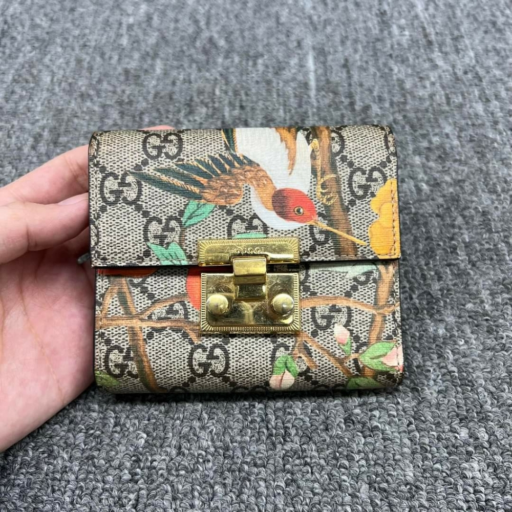 100% Authentic Gucci Padlock Tian Wallet 165-101924 - Picture 2 of 14